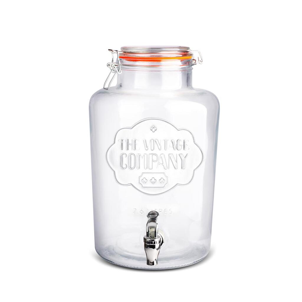 Банка емкость с краном 7,5 л ``Vintage`` стекло d 19,8 см h33,7 см P.L. Proff Cuisine